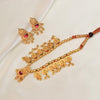 Kolhapuri Coin Temple Necklace Set