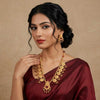 Kolhapuri Coin Temple Necklace Set