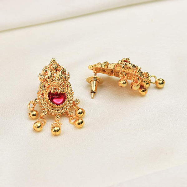 Kolhapuri Plain Gold Bead Haar