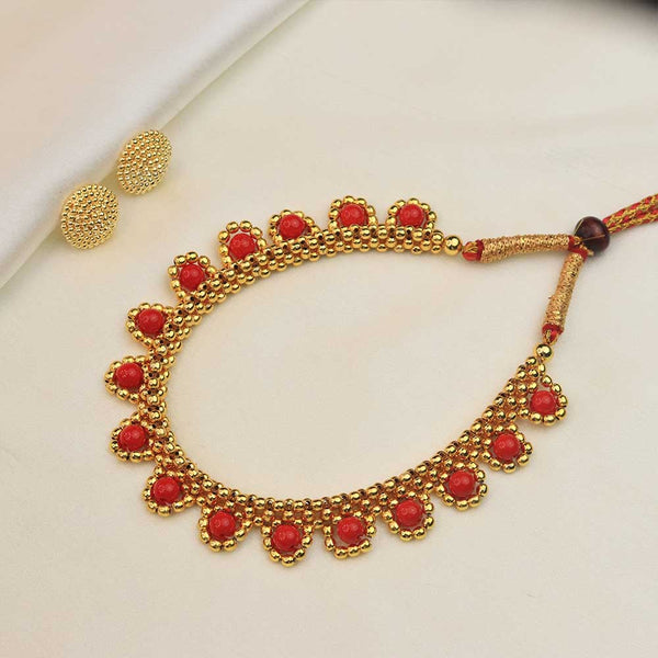 Kolhapuri Classic Gold Multi-Strand Haar