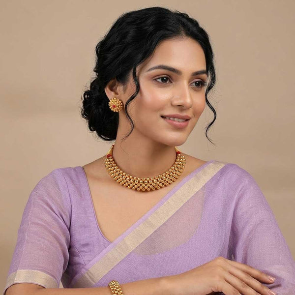 Kolhapuri Bridal Temple Choker Set