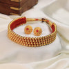 Kolhapuri Classic Bead Wide Choker Set