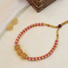 Kolhapuri Pink Gold Fusion Necklace