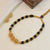 Kolhapuri Black Gold Fusion Necklace