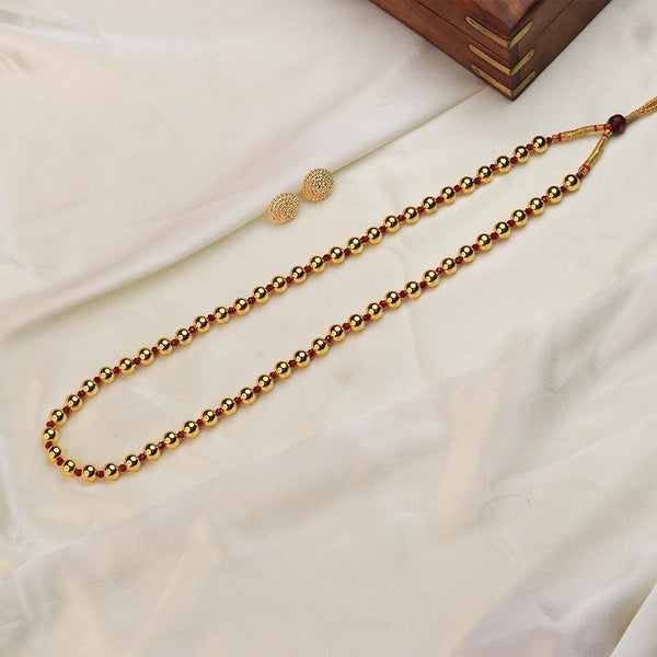 Kolhapuri Simple Gold Bead Chain