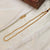 Kolhapuri Textured Gold Bead Chain