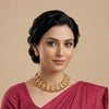 Lakshmi Motif Bridal Choker
