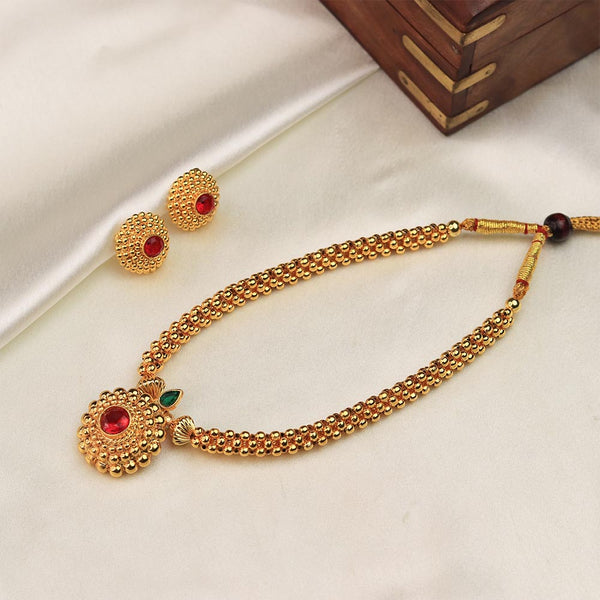 Pearl Drop Temple Mangalsutra