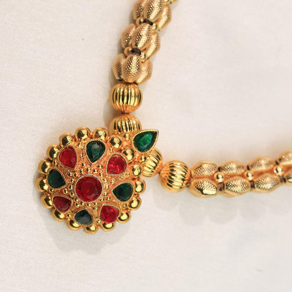 Antique Pendant Temple Necklace