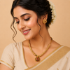 Antique Pendant Temple Necklace