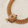 Peacock Pearl Temple Necklace