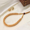 Classic Gold Bead Chain Necklace