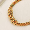 Textured Bead Designer Necklace