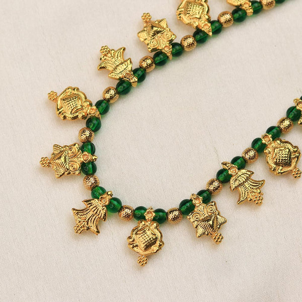 Black & Gold Dual Tone Necklace