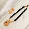 Black Thread Temple Necklace