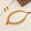 Traditional Black Bead Pendant Necklace