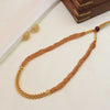 Rust Thread Kolhapuri Necklace