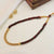 Dual Tone Thread Necklace