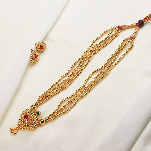 Crescent Temple Necklace