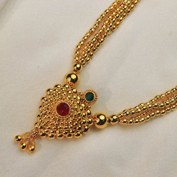 Crescent Temple Necklace