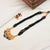 Black Crystal Temple Pendant Necklace