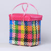Kalapuri handmade multicolor lid top storage basket durable handwoven design for all-purpose home storage.