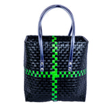 Handmade Black & Green Basket