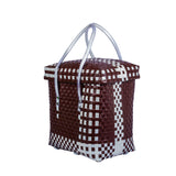 Handwoven Storage Basket with Lid