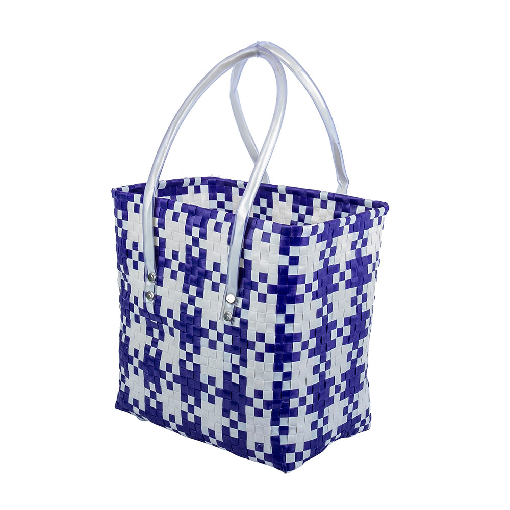 Durable Blue & White Basket