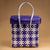 Colourful Lid‑Top Basket – Bright Toned Weave with Lid