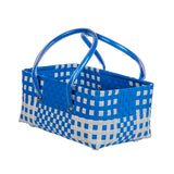 Handmade Blue & White Half Basket