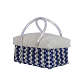 Trendy Picnic Half Basket with Lid