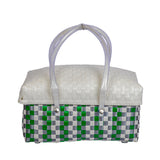Woven Shopping Half Basket with Lid