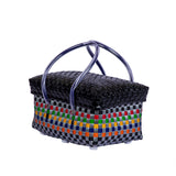 New Age Fancy Half Basket with Lid