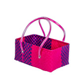 Pink & Blue Shopping Half Basket