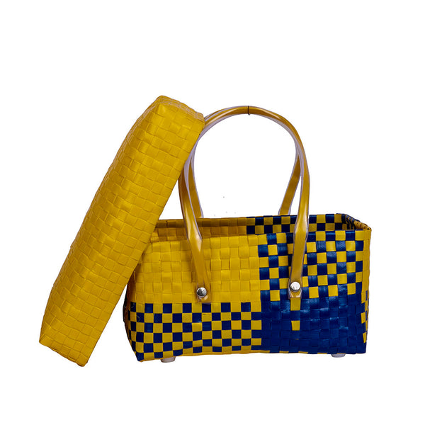 Half Basket with Lid – Vibrant Reusable Carrier