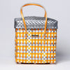 Kalapuri handmade grocery lid top basket with reusable weave eco-friendly everyday storage.