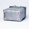 Kalapuri handmade fancy lid top basket with elegant multicolor weave stylish home organiser.