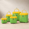 Picnic Lid‑Top Basket – Rugged Handwoven Outdoor Carrier