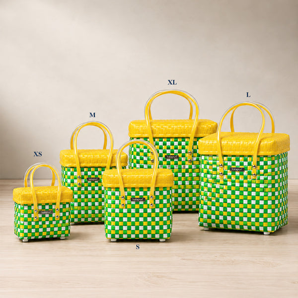 Picnic Lid‑Top Basket – Rugged Handwoven Outdoor Carrier