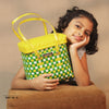 Kalapuri handmade picnic lid top basket rugged handwoven outdoor storage and carrier.
