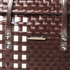 Kalapuri handmade storage lid top basket with classic weave perfect for linens and home use.