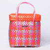 Kalapuri handmade polymer lid top basket durable handwoven storage solution.