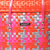 Kalapuri handmade polymer lid top basket durable handwoven storage solution.