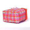 Kalapuri handmade polymer lid top basket durable handwoven storage solution.