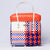 Kalapuri handmade trendy lid top basket fashionable handwoven storage basket.