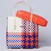 Kalapuri handmade trendy lid top basket fashionable handwoven storage basket.