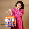 Kalapuri handmade trendy lid top basket fashionable handwoven storage basket.
