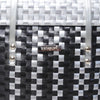 Black & Grey Lid Top Basket | Modern Handmade Weave