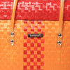 Yellow & Red Lid Top Basket | Vibrant Handmade Storage